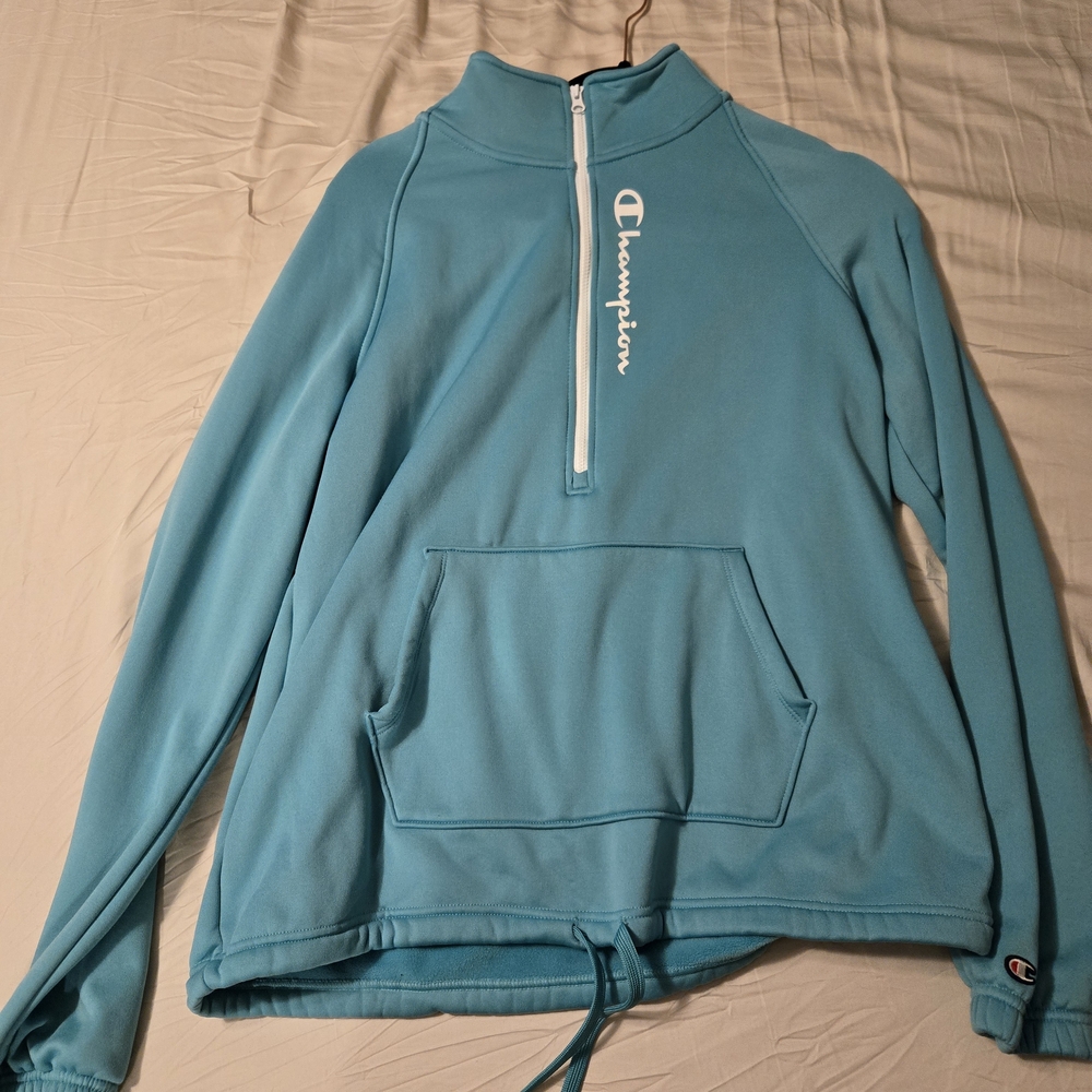 Champion Blue Quarter-Zip Pullover
